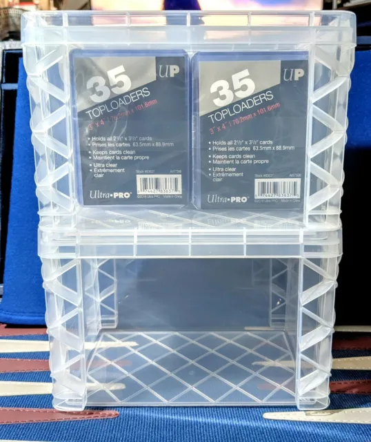 1 - Toploader Storage Case Vault - Holds 120 Ultra Pro, BCW 3x4 Size Toploaders