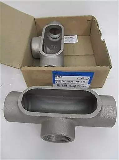 Cooper Crouse-Hinds T57 SA, 1 1/2" Conduit Outlet Body/Box - 2 each