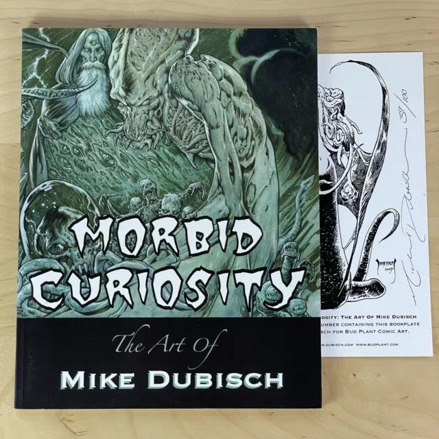 Morbid Curiosity The Art of Mike Dubisch - With Signed # Print - Monsters Horror