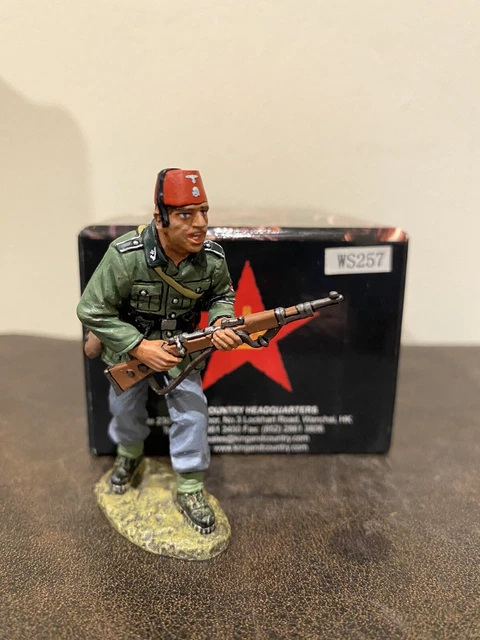 WS257 WW2 German Croatian Waffen Advancing Handschar Rifleman Mint In Box