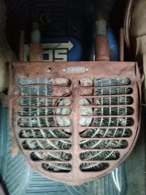 Vintage vehicle heater. Early 1930's  made by ARVIN. WORKS GOOD