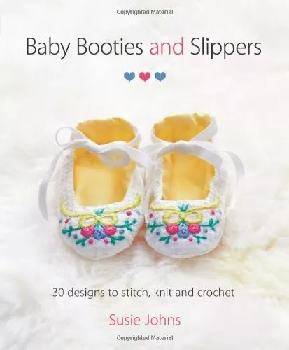 Baby Booties and Slippers, Susie Johns, Very Good condition, Book