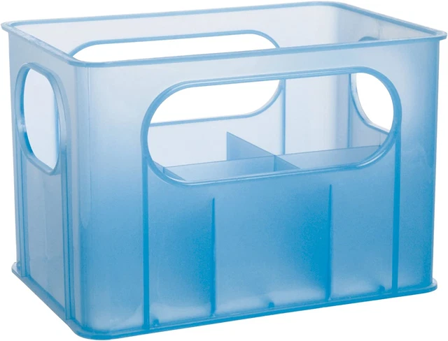 Caja DBb Remond 177146 para 6 biberones azul translúcido