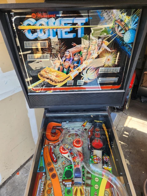 Williams Comet Pinball Machine, Fully Working And Tested And Upgraded.