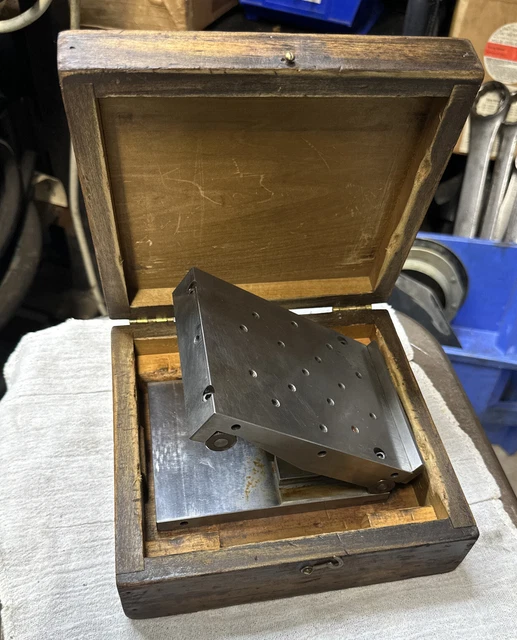 AC Walker Sine Plate Angle Table Machinist Tool Maker Set Up Fixture 4-1/2x6”