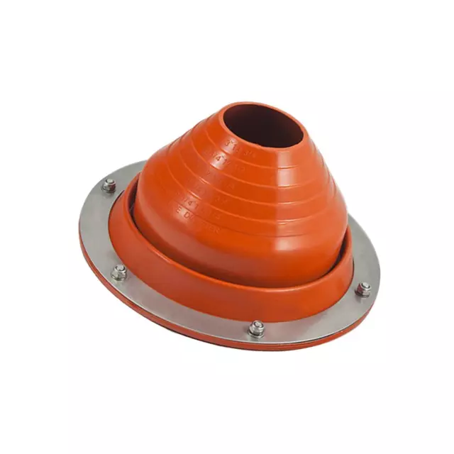 Heat Resistant Silicone Roofing Pipe Flashing Tent Stove Jack Kit Round Base
