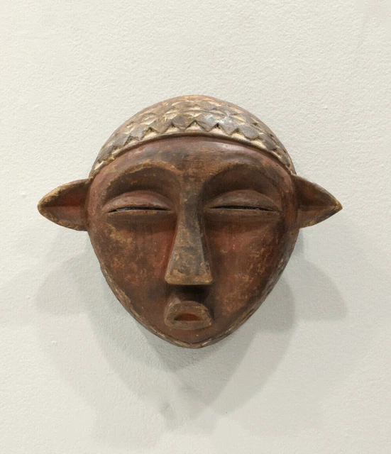 Mask African Wood Pende Mask 8"