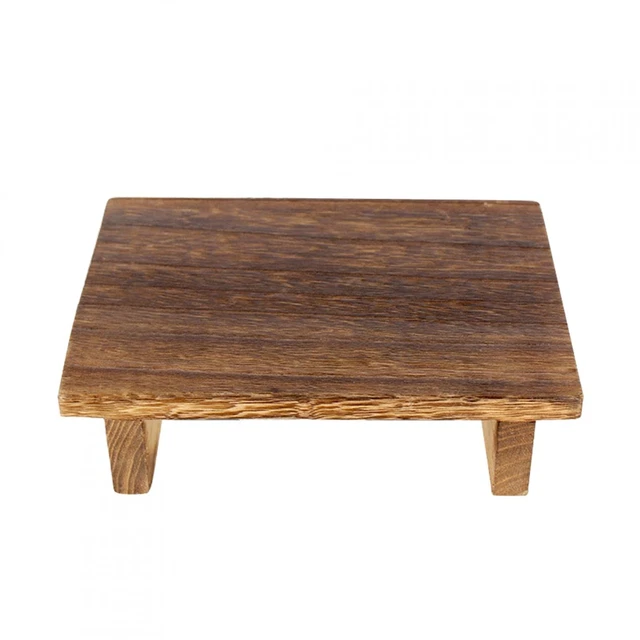 Vintage Wood Step Stool,Wooden Bedside Step Stool Indoor & Outdoor Mobility S...