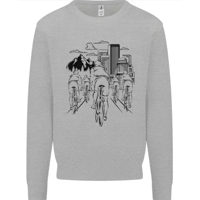 Bike Ride Cycling Cyclist Bicycle Road MTB Mens Sweatshirt Jumper