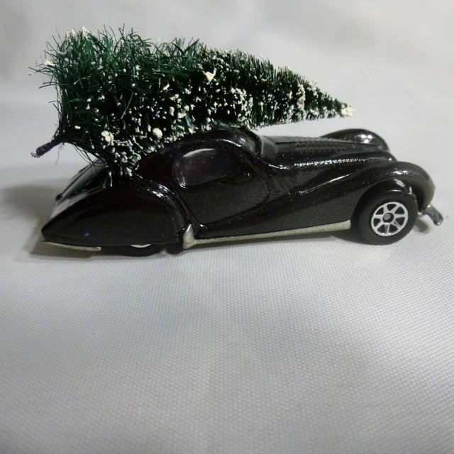MATTEL 1987 HOT WHEELS "1937 TALBOT-LAGO" Bringing Home a Christmas Tree