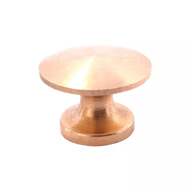 Round Brass Drawer Knob Vintage Antique Retro Cabinet Door Cupboard Furniture