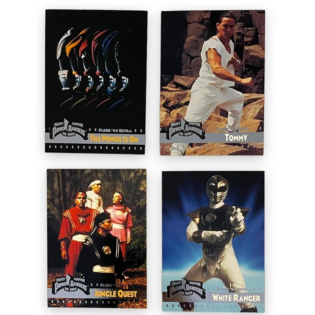 1995 MIGHTY MORPHIN Power Rangers The White Ranger cartes à