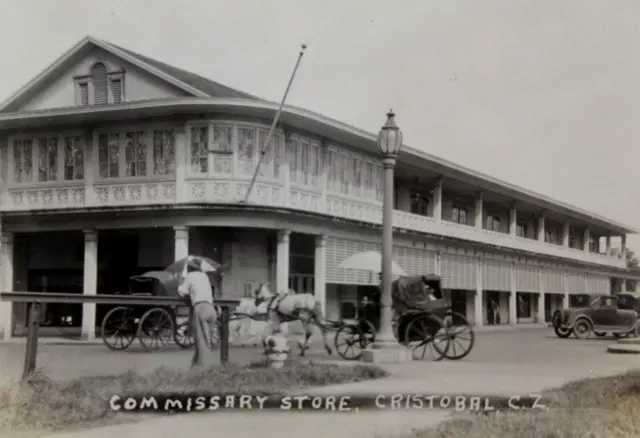 Panama Canal Zone Employee Commissary Cristobal Photo 1920-30s