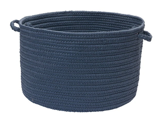 Colonial Mills BR57A018X018 Boca Raton - Lake Blue 18 in. x 12 in. Utility Baske