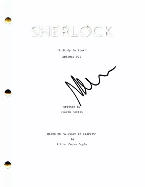 Martin Freeman Signed Autograph Sherlock Pilot Script - Benedict Cumberbatch
