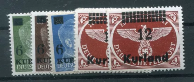 Kurland 1/4A/B SATZ ** POSTFRISCH 250EUR (79265