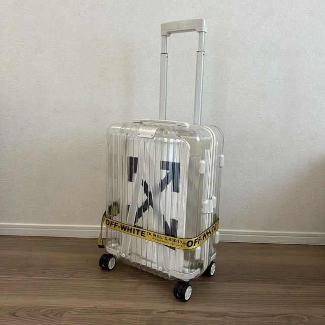 RARE RIMOWA OFF-WHITE Carry Case Clear Essential 36L