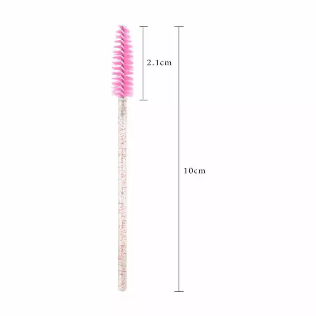 Disposable Glitter Mascara Wands Eyelash Brushes  Extensions Spoolie 8 colours 2