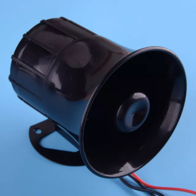 30W 12V 3 Tone Sound Loud Warning Alarm Police Siren Horn Speaker New