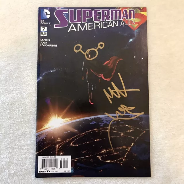 Superman American Alien #7 DC Comics SIGNED Max Landis & Other VF