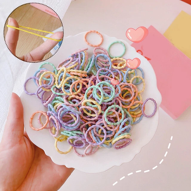 Ponytail Holder Ties Gum Hair Rubber Band Elastic Cute Little Baby Kids Girls
