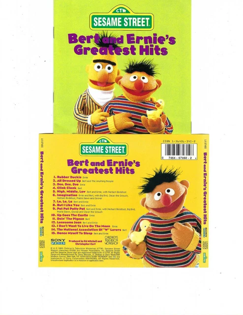 SESAME STREET : Bert & Ernies Greatest Hits CD $9.23 - PicClick CA