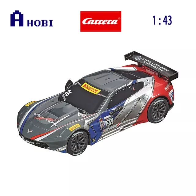 Carrera 1:43 Scale Chevy Corvette C7.R GT3 Callaway Comp Model Car Collectible