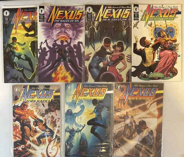 Nexus (First Comics and Dark Horse) Lot of 27 Mostly Limited Series Mix VF
