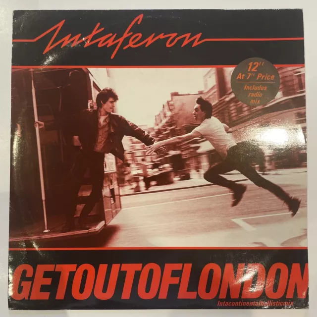 Intaferon Get Out Of London 12" Vinyl Single (CHS 12 2715) Chrysalis 1983