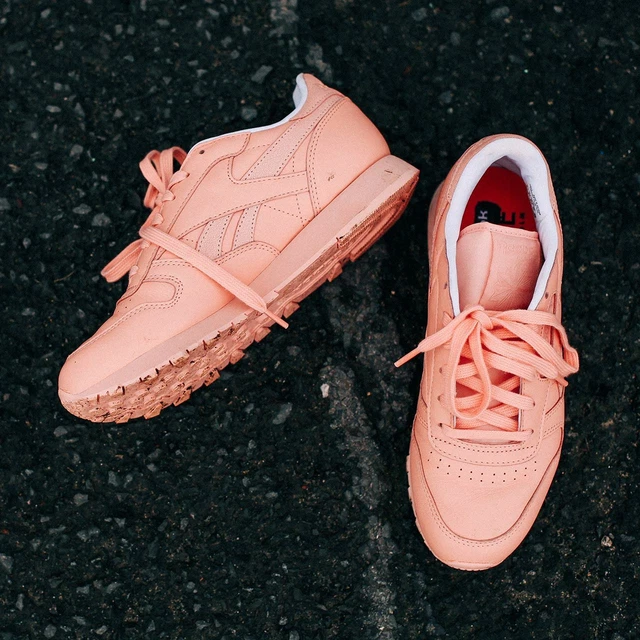 REEBOK CLASSIC X FACE Stockholm Sneakers Pink Salmon Size 8.5