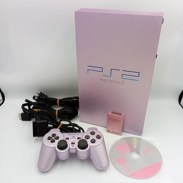 PS2 PLAYSTATION 2 Console Sakura Pink SCPH-50000 PS1 PS2 Japanese
