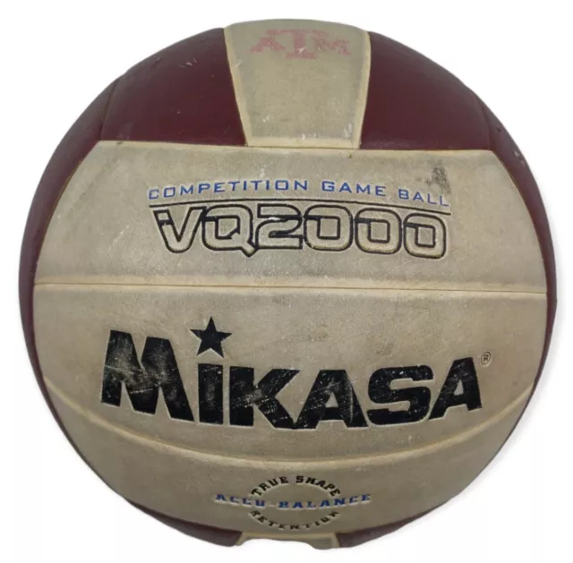 VINTAGE A&M LOGO Mikasa VQ 2000 NFHS Volleyball, Game Ball College ...