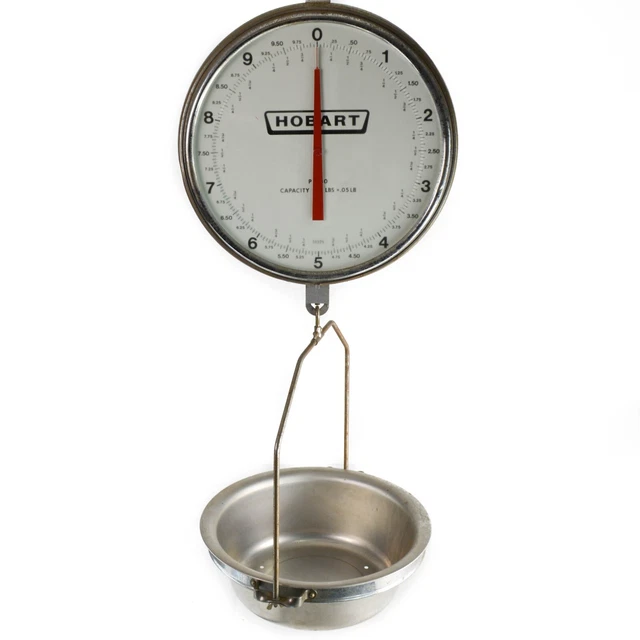HOBART PR30 Market Double Faced Hanging Dial Scale 30lbs with Basket Indiana