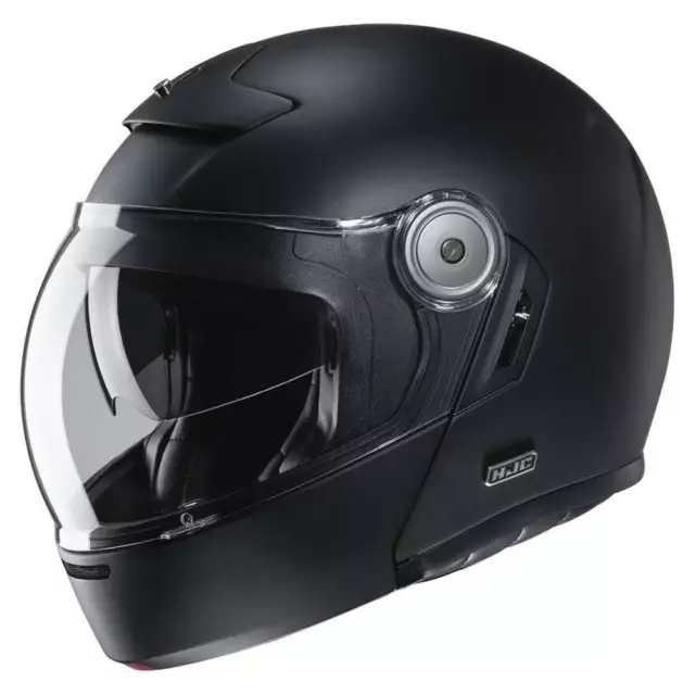 Clapet Avant Casque Moto > HJC V90 Rétro Fibre Visière - Noir Mat