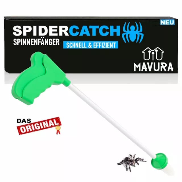 SPIDERCATCH Spinnenfänger Spinnengreifer Insektenfänger Greifzange extra lang