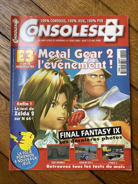 Magazine CONSOLES + 101 – Final Fantasy IX, Metal Gear 2, Zelda 64 (occasion)