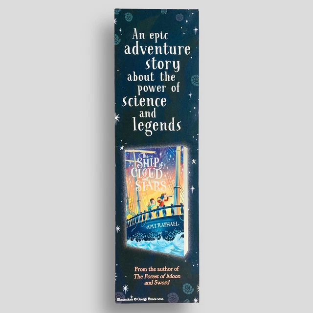 The Ship Of Clouds & Stars Collectible PROMOTIONAL BOOKMARK -not the book