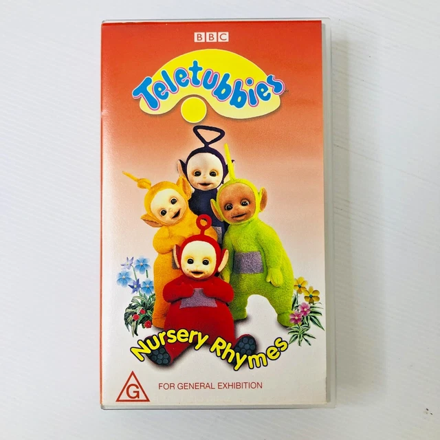 TELETUBBIES NURSERY RHYMES (VHS 1998) Video Children Show Kids Children
