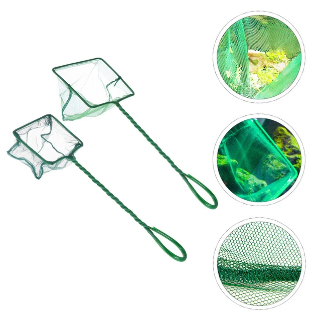 Mesh Fish Goldfish Net Fish Tank Fishing Net Betta Fish Tank Handle
