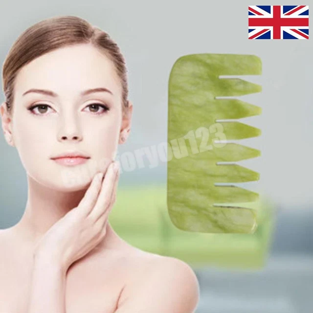 Pettine Doppia Faccia Per Forfora E Massaggio – Verde, In Plastica, Design Bambù - 6