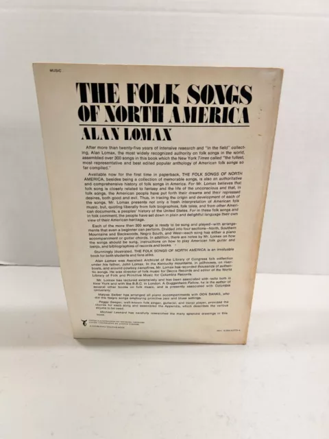 The Folk Songs of North America By Alan Lomax 1975 Peggy Seeger 3