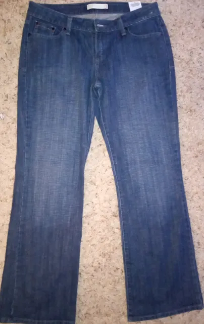 Levis Womens 545 Medium Wash Low Boot Cut Comfort Blue Denim Jeans Size 1sz 6