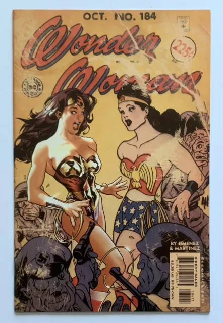 Wonder Woman #184 Iconic Adam Hughes cover (DC 2002) FN/VF comic