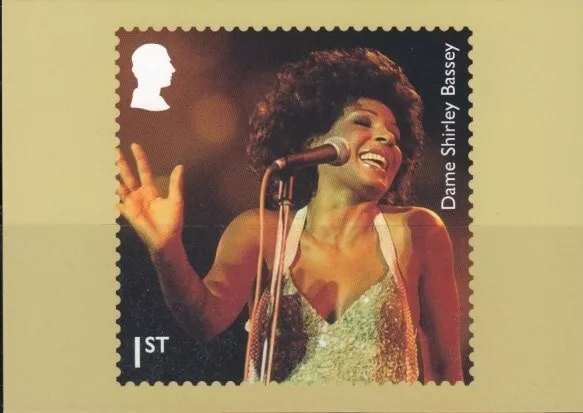 GREAT BRITAIN Dame Shirley Bassey 1974 PHQ Card