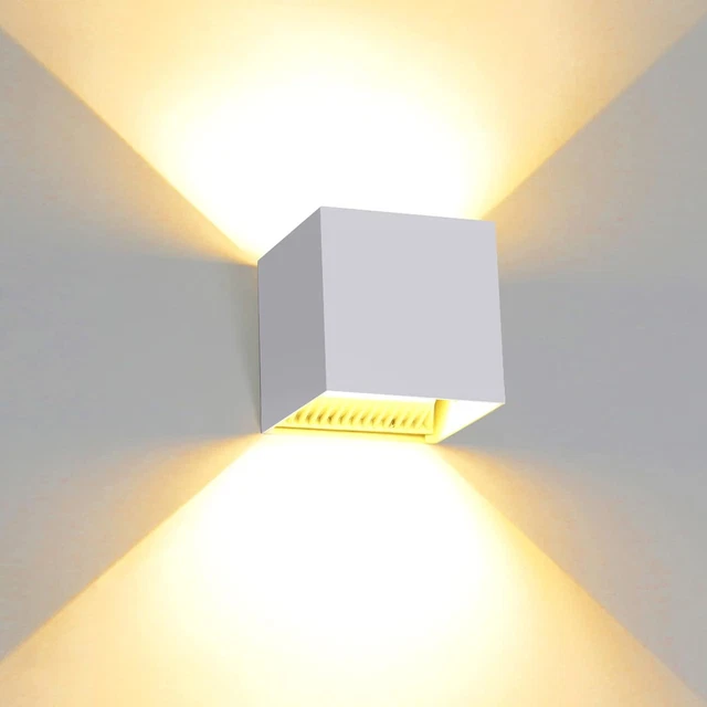 Lámpara de pared LED moderna de 24 W impermeable IP65 iluminación de pared LED de aluminio