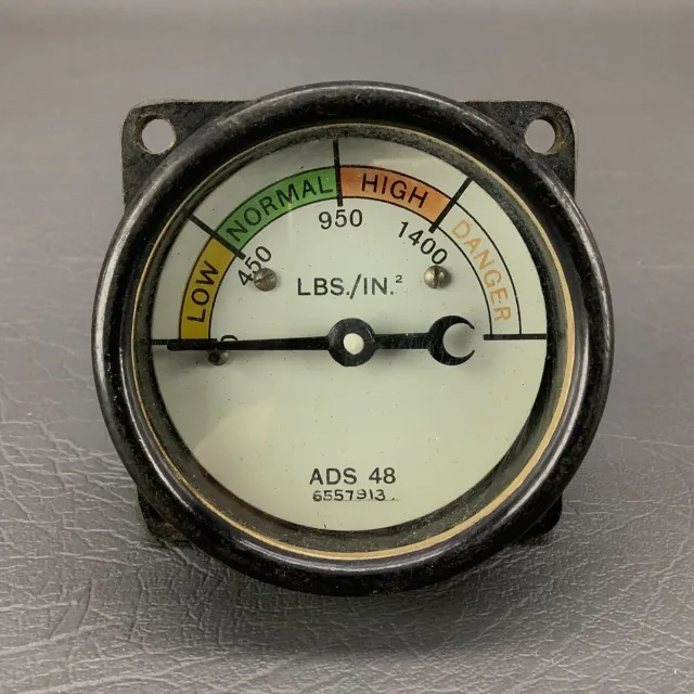 Vintage Pressure Gauge Aircraft Steampunk Display