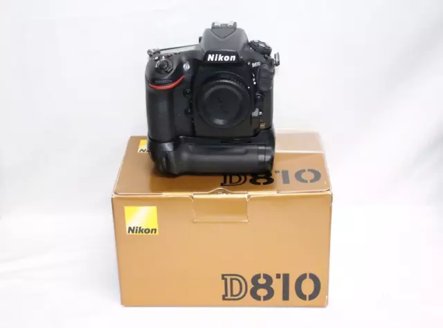 Nikon D810 36.3MP Digital SLR Camera Body and MB-D12 GRIP low shutter count