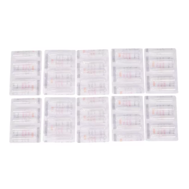 50pcs Transparent R Sterile Disposable Tattoo Nozzle Tips Round Needle Tube C_LZ