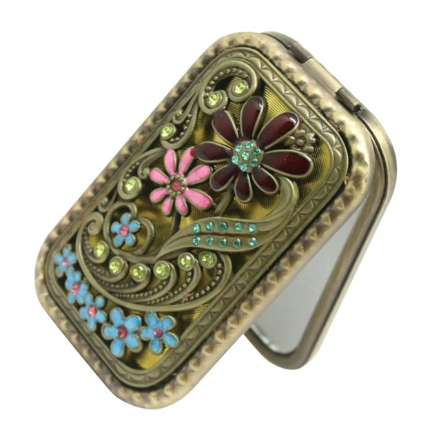 Specchio Trucco Ingranditore 5x Nero - Specchio Da Tavolo Bifacciale Impermeabile