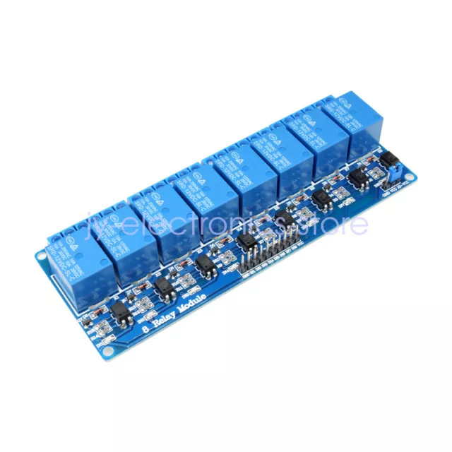 2PCS 12V 8 Channel Relay Module w/ Optocoupler for Arduino 2560 1280 ARM PIC AVR